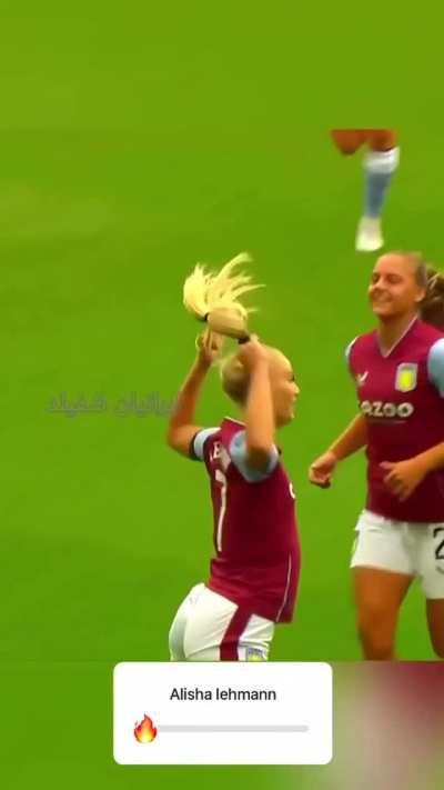 She should Score more Goals and Celebrate 🍑🍑😛