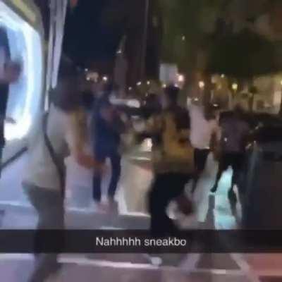 Sneakbo (GBG) caught up in altercation whilst on holiday 😳