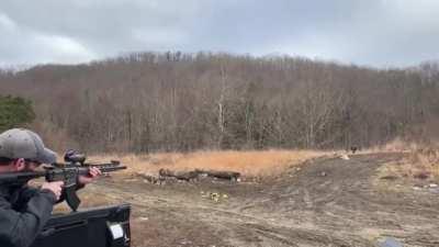 To not get hit by microwave