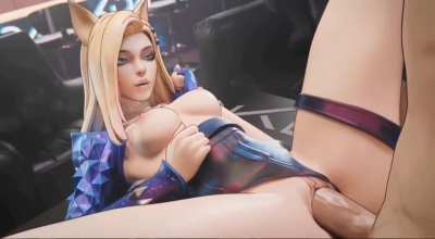 Passionate sex with K/DA Ahri. [Part 1] (Nuttycravat)