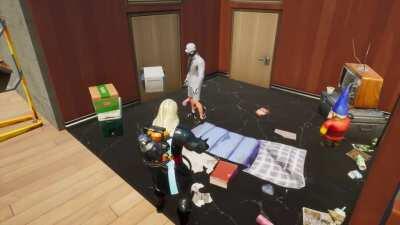 There's a henchman in Retail Row. He's.... sad.. :(