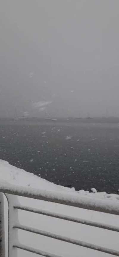 la nieve llego por fin ushuaia