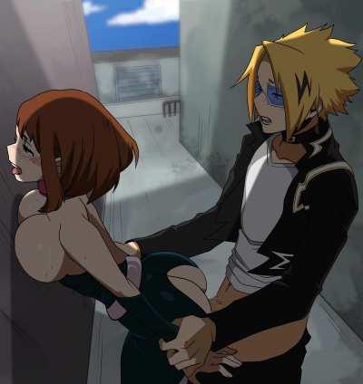 Denki Kaminari, Ochako Uraraka [My Hero Academia] (Nightlykrumbs)