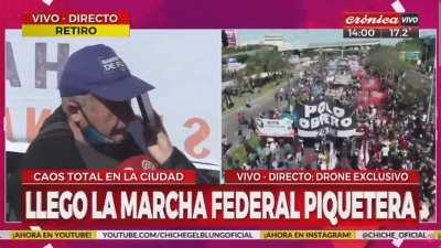 Piquetero ex votante de Alberto decide cambiar el voto para Milei