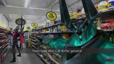 Yooo look who's at dollar general