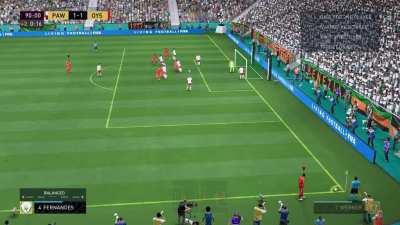 90th minute winner. Since the update this corner method is the way forward