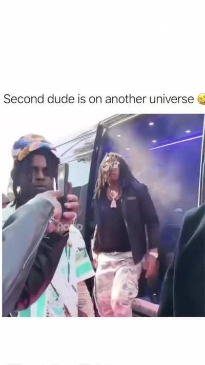 The outer space journey. 