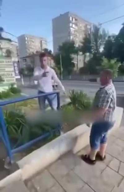 You try cheap shot, you get beat with kolbasa.