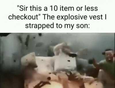 This is a 10 item checkout