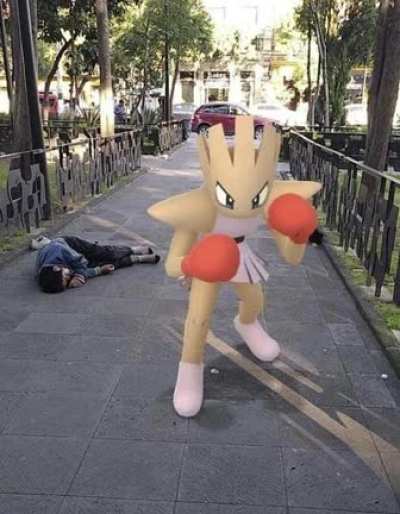 negotiation failed, hitmonchan attacked! - OC