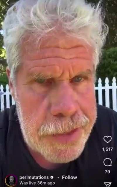Striking actor Ron Perlman responds to studio executive who said, “The endgame is to allow things to drag on until union members start losing their houses”