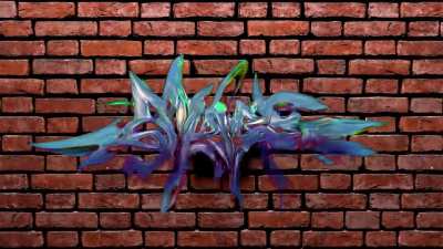 Experimenting with wildstyle graffiti - VJ pack just released