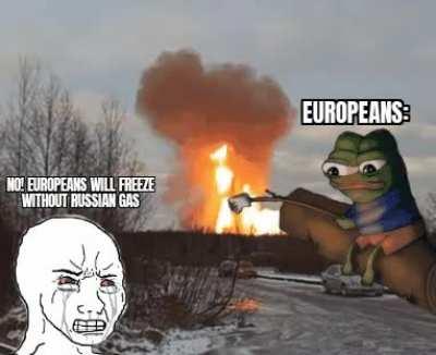 Aside from the warm feeling Vatnik failures give us, we will heat ourselves by all the Russian 