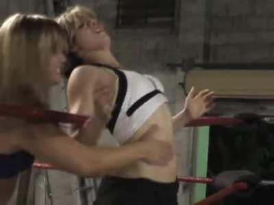 Lexie Fyfe humiliates Rebecca - stretching, displaying and punishing her