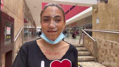 Public Facial Showoff!