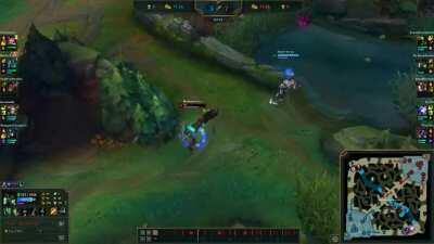 I love getting chased on warwick