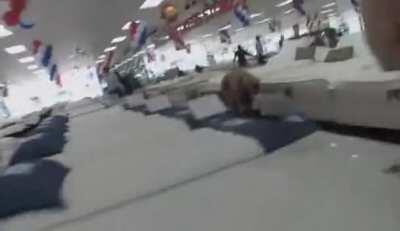 Pornstars Fuck On A Mattress At A Mattress Store And Get Caught. They Make A Daring Escape