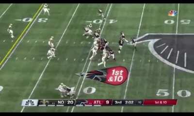 Matt Ryan gets shoved into a coffin by King Tut.