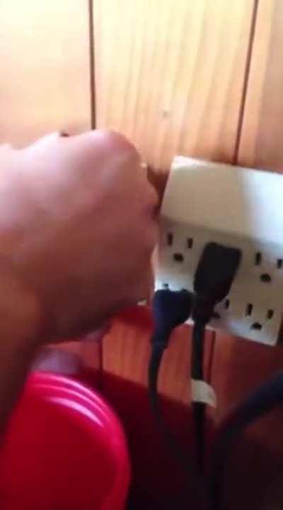 To enter the house as a mouse