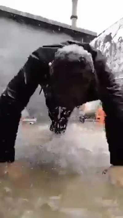 Did the water consent to that? 