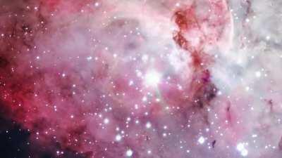 Zoom on a doomed super-massive star on the brink of exploding as a supernova called Eta Carinae! (Credit: NASA, ESA et al)