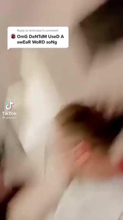 Dan: Gets cancelled on stream for swearing. Also Dan: