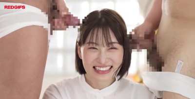 In her retirement video, Ayase watches her first video, reacts to her first facial, then does a final bukkake!