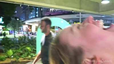 pretended to be stuck and totally didn’t notice the stranger watching… 🙈