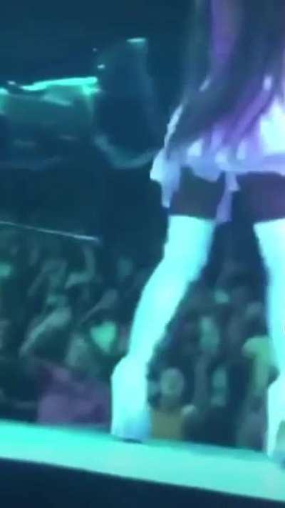 Shaking her ass for the audience pt.1