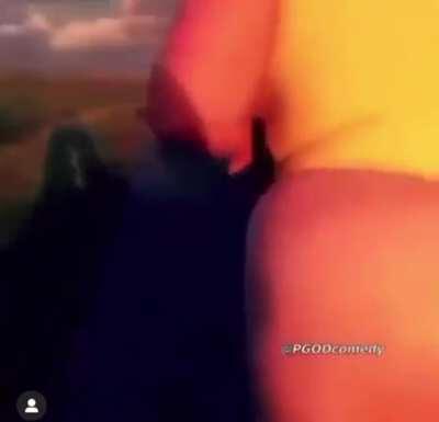 Is that d*baby in the end?