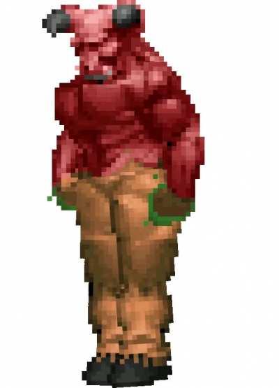 VERY fast Baron of Hell running at incredible hihg speeds