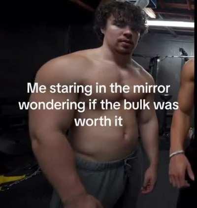 The bulk has gone too far