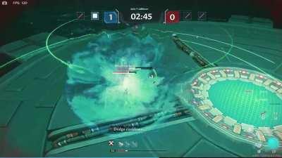 I glitched into a different fight in PVP, died, and still won.