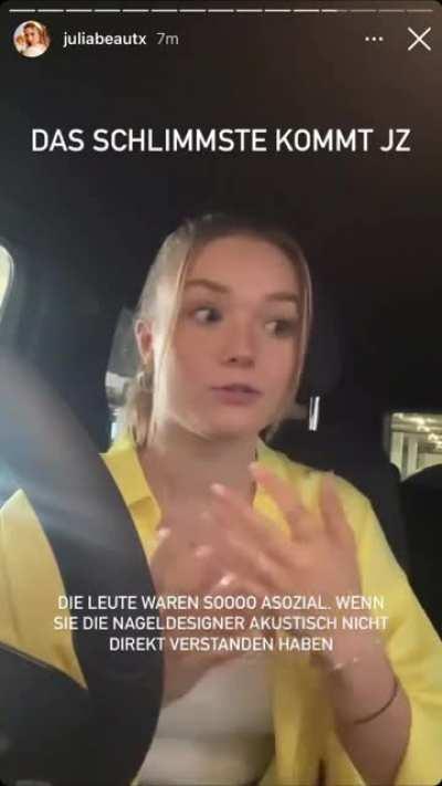 „Kleiner“ Instagram Rant über asoziale Menschen vom 19.04.22