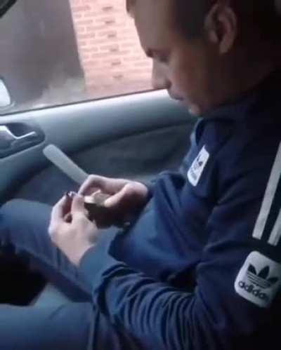 Playing with a grenade