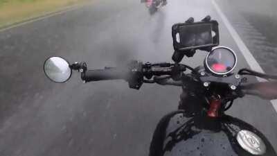 ♫ If you like motorcycles and getting caught in the rain ♫