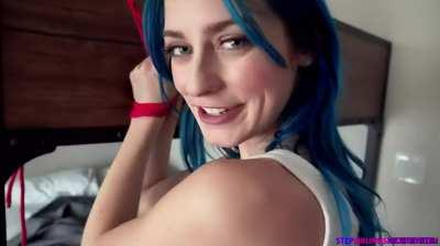 Brother Finds Sister Tied Up, and She Convinces Him to Fuck Her and Let Her Go Before Their Dad Comes Back to Use Her.