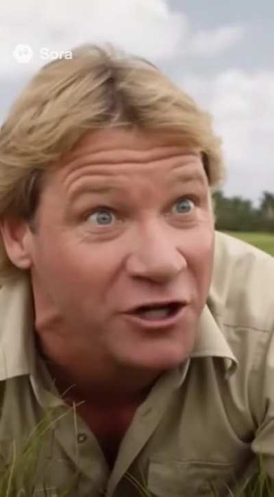 Steve Irwin tracks the Illusive Presidential Orangutan