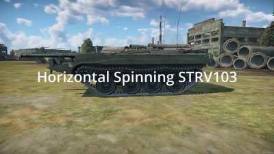 Horizontally Spinning STRV 103