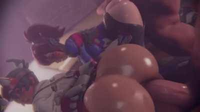 Kiriko and D.va (Sound update) (Polished-jade-bell) [Overwatch]