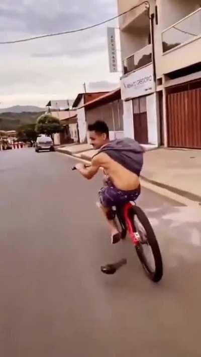 It's a dangerous trick..it almost works out