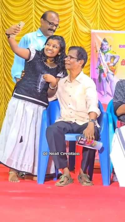 One of the most senior most actors we've in Malayalam, and probably the most down to earth ever. A wholesome and adorable interaction between a kid and Mr.Indrans. 