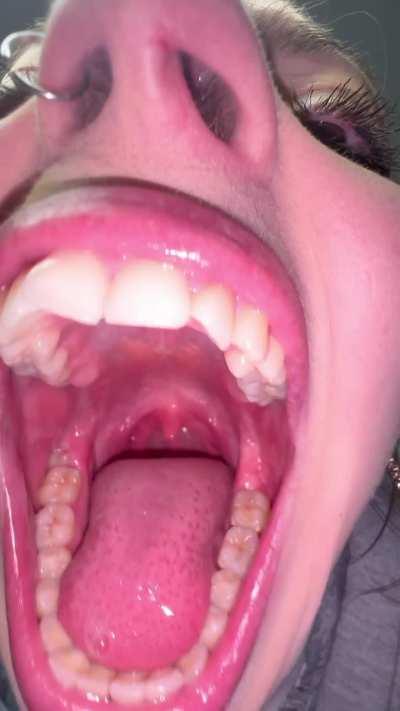 I don’t know from where should I vore you. With my mouth or with my ass… so difficult to decide