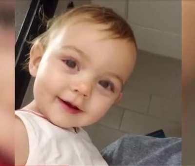 Baby discovers echoes for the first time ever