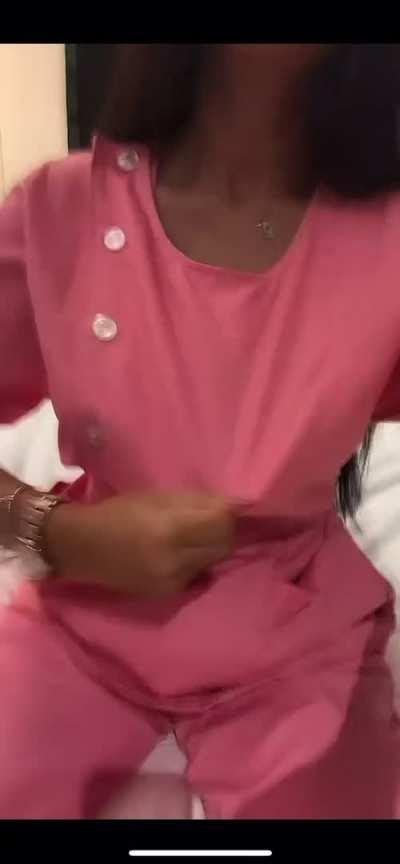 when Asian nurse finish work