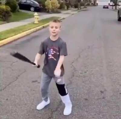 he knocked sense into himself