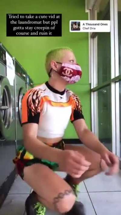 My video got ruined by people gawking at me twerking in public.