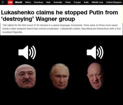 Discovered audio from Lukashenko and Prigozhin phone call