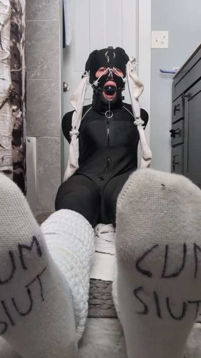 Slouch socks are perfect for cum