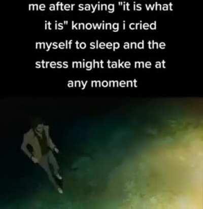 I just lost my job and this is relatable because I have to pay rent somehow